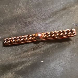 Vintage Swank Gold Tone Tie Bar (3017)